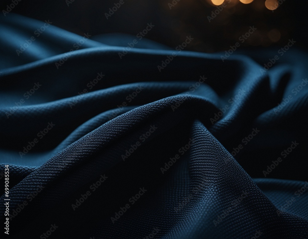 Naklejka premium Professional designer background with expensive dark silk and fabric. Background for product presentations