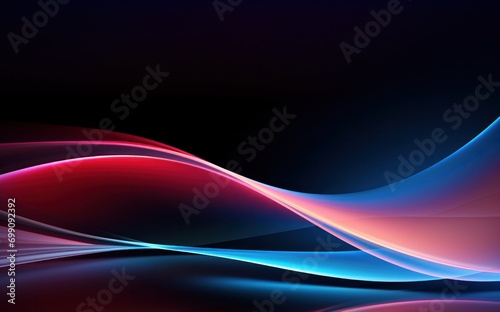 futuristic, background, technology, abstract, network, line, light, connection, communication, future. hi-end image background abstract wave colourful light for technology banner generate via AI.