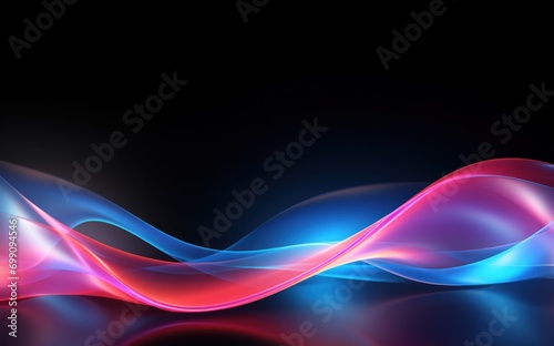 futuristic, background, technology, abstract, network, line, light, connection, communication, future. hi-end image background abstract wave colourful light for technology banner generate via AI.