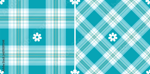 Spring gingham pattern, seamless checked plaids. Pastel vichy background for tablecloth, napkin, dress, Easter holiday textile design.