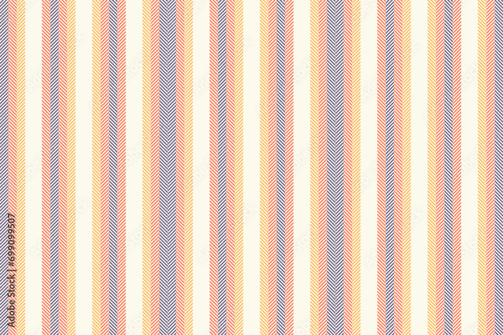 Pattern textile background of texture lines vector with a seamless stripe vertical fabric.