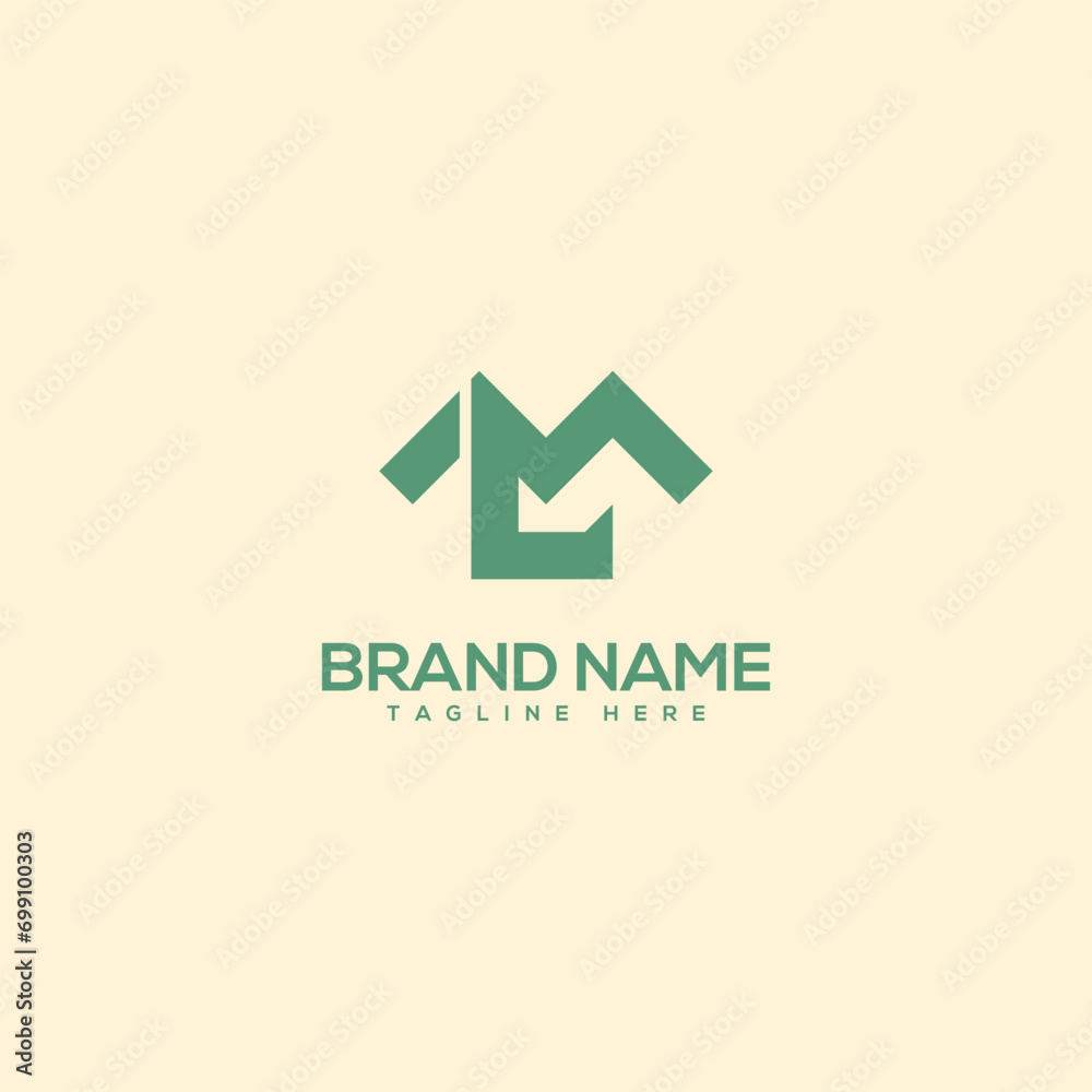 Monogram professional unique letter ML LM logo design template. Initials Business logo Monogram professional unique letter ML LM logo design template. Initials Business logo