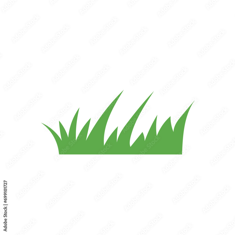 Cartoon bushes, cartoon green grass, grass, bushes, spring and bushes, green grass, abundance, illustration vector