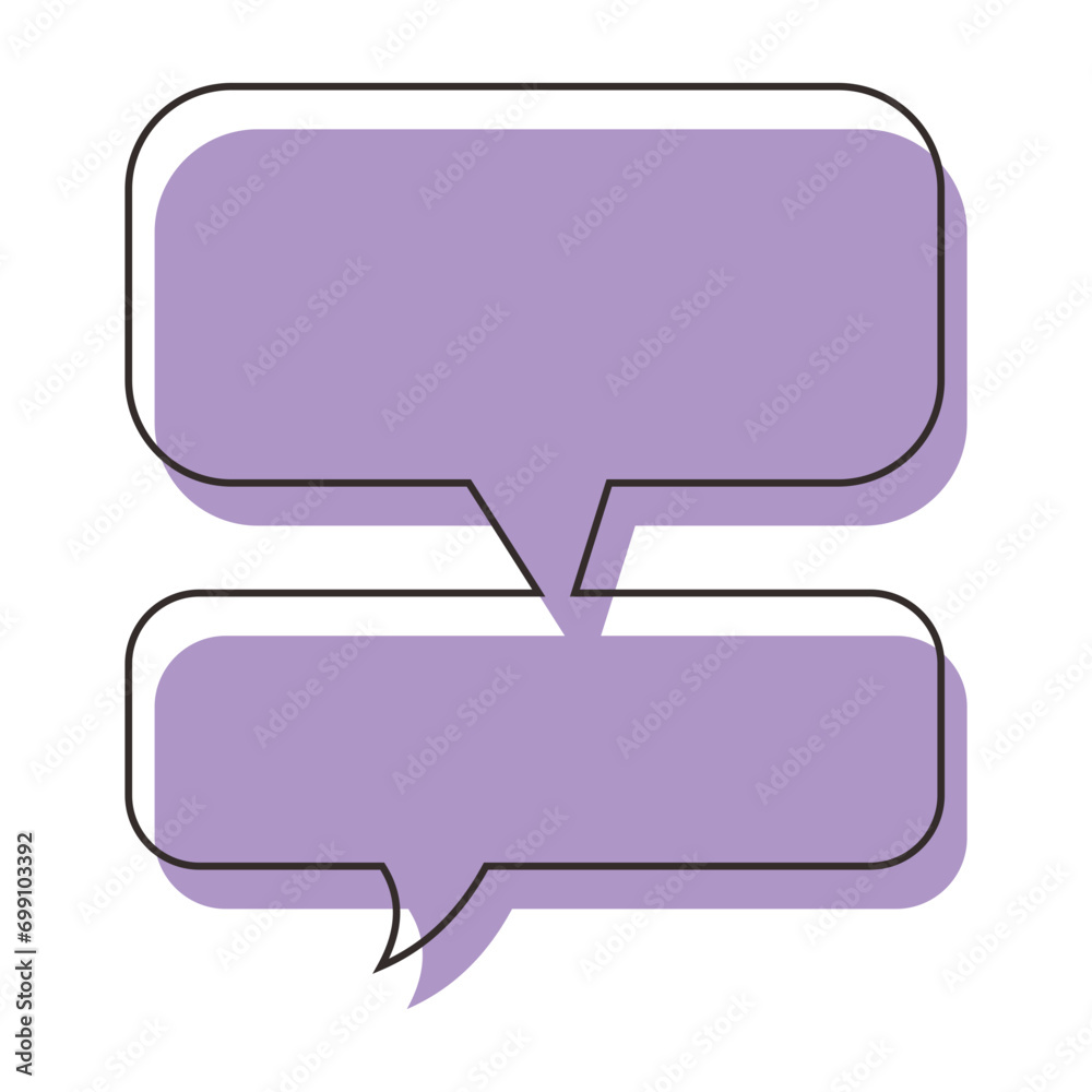 Speech Bubble Colorful Speech Bubble Colorful