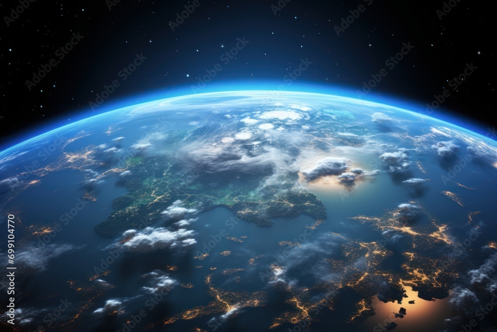 earth in space