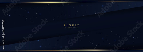 Luxury and elegant vector background illustration, business premium banner for gold and silver