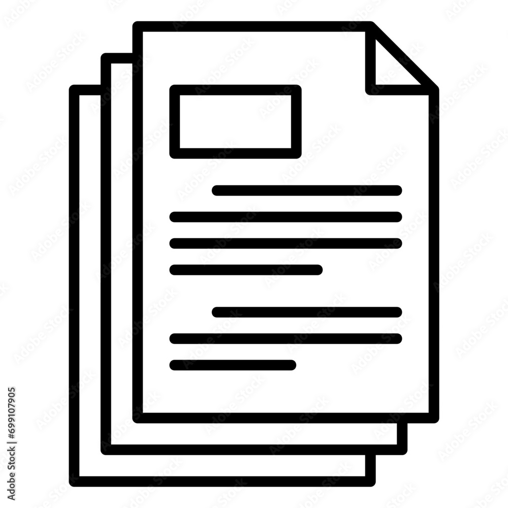 Files icon for computer user interface Files icon for computer user interface