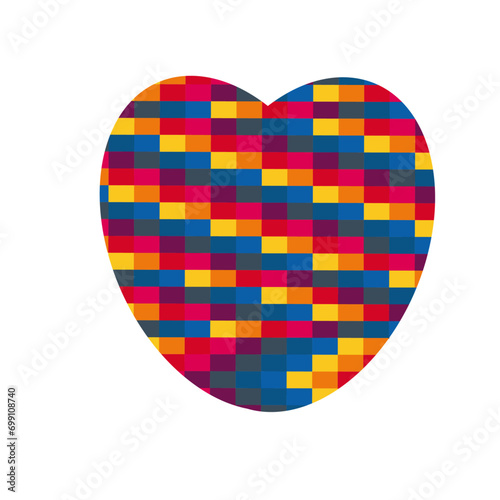 colorful hearts