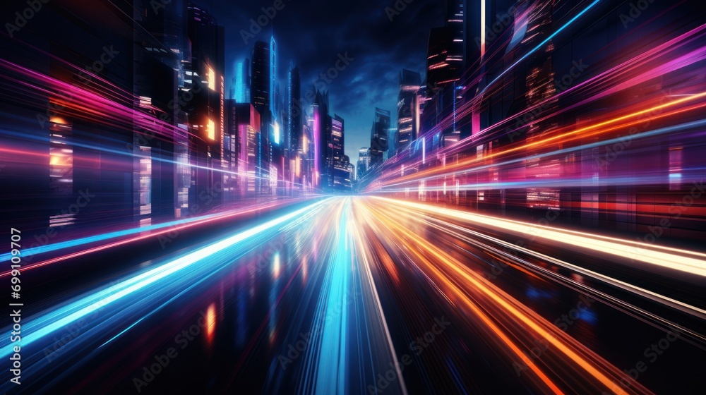 futuristic, background, technology, abstract, network, line, light, connection, communication, future. hi-end image background abstract wave colourful light for technology banner generate via AI. futuristic, background, technology, abstract, network, line, light, connection, communication, future. hi-end image background abstract wave colourful light for technology banner generate via AI.