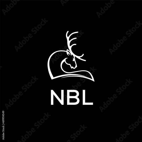 NBL Letter logo design template vector. NBL Business abstract connection vector logo. NBL icon circle logotype.
 photo