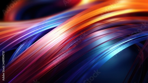 futuristic, background, technology, abstract, network, line, light, connection, communication, future. hi-end image background abstract wave red, blue light for technology banner generate via AI.