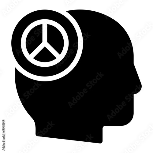 Fotografie peace of mind glyph icon