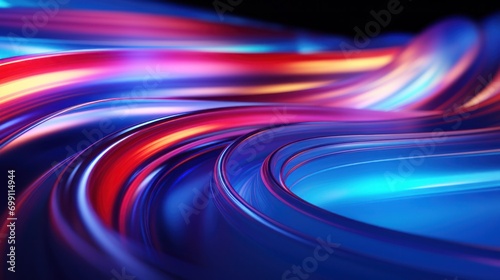 futuristic, background, technology, abstract, network, line, light, connection, communication, future. hi-end image background abstract wave red, blue light for technology banner generate via AI.