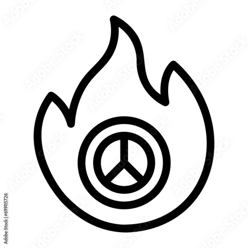 fire line icon