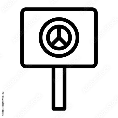 protest line icon