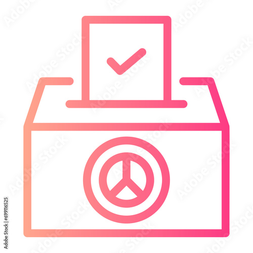 vote gradient icon