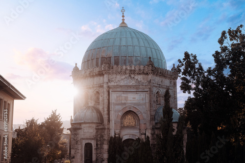 Rashad Sultan Tomb. Ancient architecture of Istanbul. photo