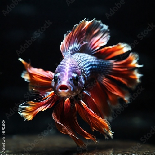 fish in aquarium generated Ai