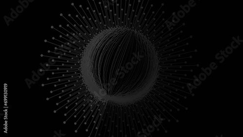 Abstract Background Design Abstraction Abstract Particles black