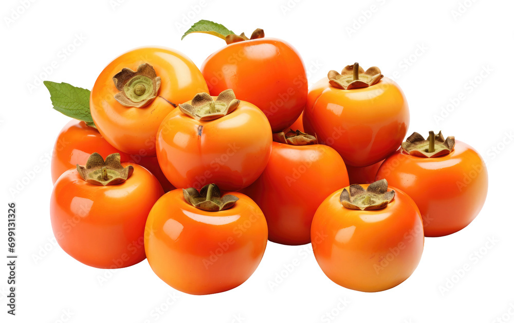 Kashmiri Persimmons On Transparent Background