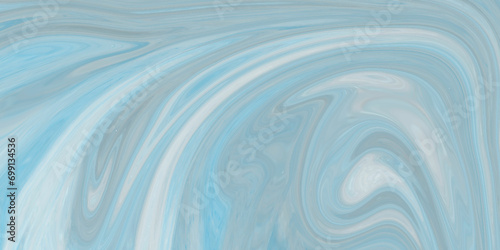 Abstract Gray blue and White Marble Ink Pattern Background. Mixed white and brown liquid paint. Arble texture background floor decorative stone interior stone