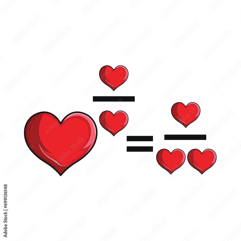 love math illustration