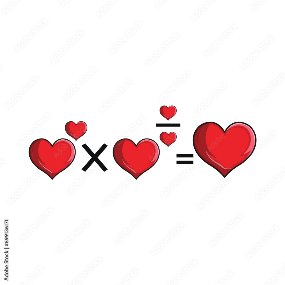 love math illustration