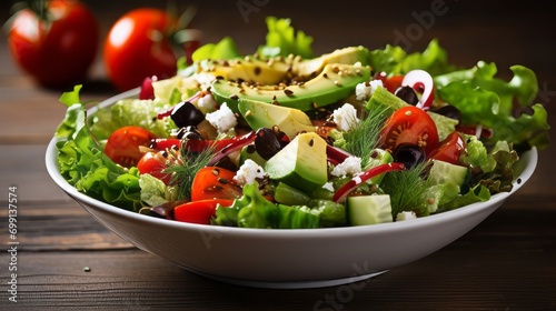 Savoring the flavors of a healthy salad