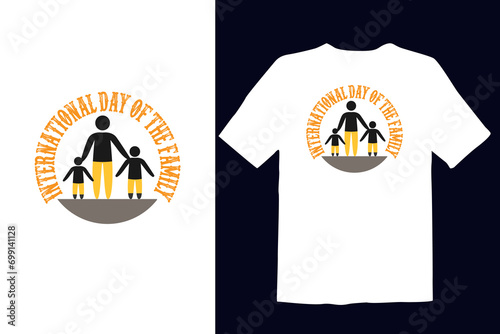 International day of WORLD...FAMILY T SHIRT DESIGN