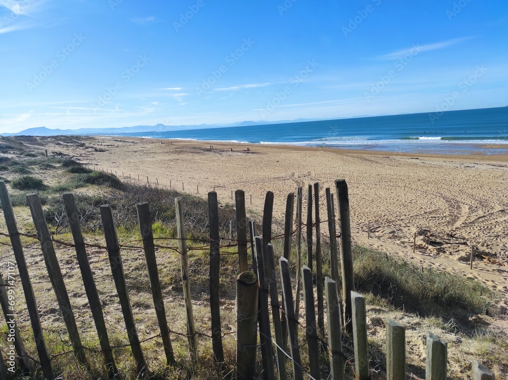 Obraz premium Plage sauvage du pays basque