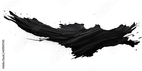 Black Ink Refreshing Transparent Backdrop Generative AI