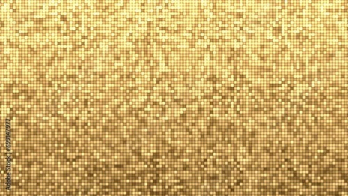High density gold sparkling led curtain