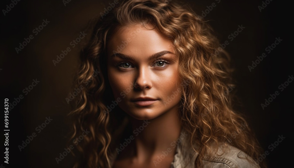 One beautiful woman, young adult, looking at camera, fashion model generated by AI One beautiful woman, young adult, looking at camera, fashion model generated by AI