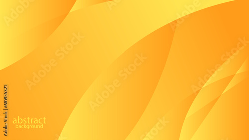 Vector abstract yellow gradient geometric background.