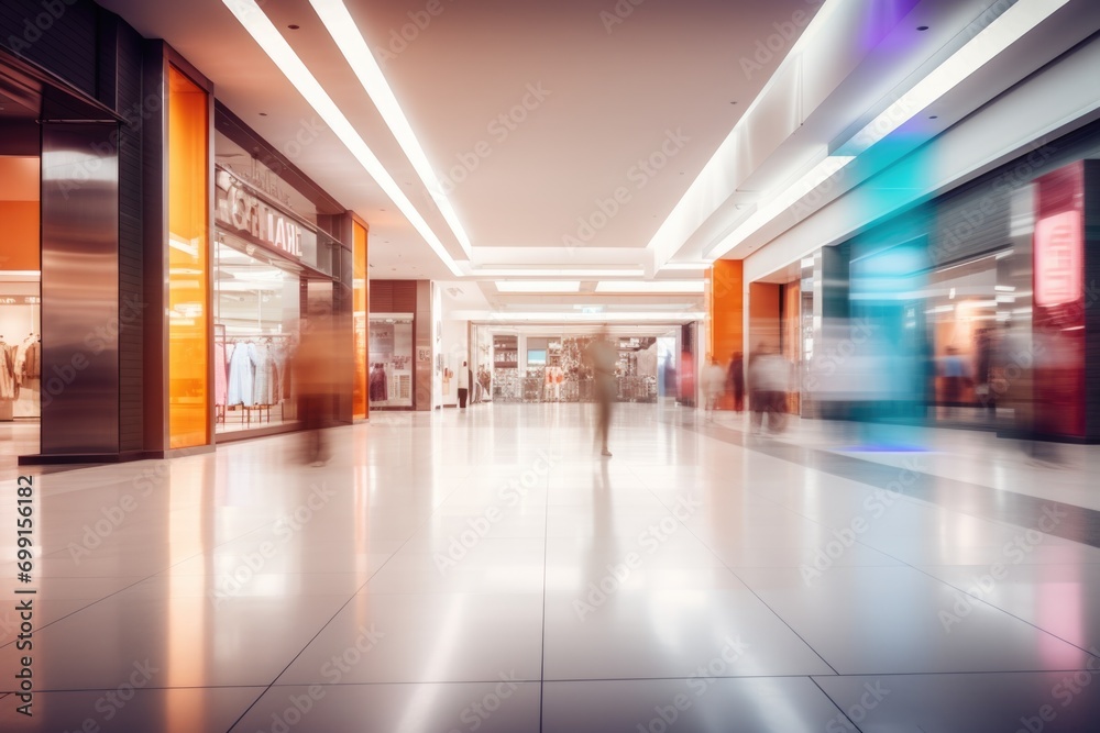 blurred background of a shopping mall blurred background of a shopping mall