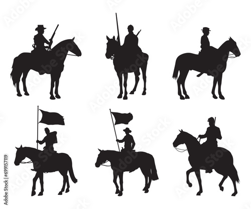 Civil War horse with flag, Civil War Silhouettes, Civil war horse, War svg, Cannon, Civil, Soldiers, Soldier Silhouette, Armistice Silhouettes, American Revolution