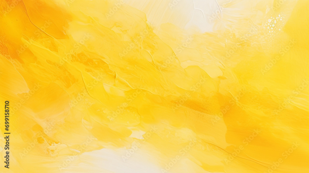 An abstract painting in white and yellow colors An abstract painting in white and yellow colors