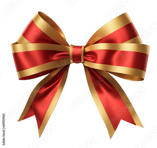 Ribbon Bows Isolated on Transparent Background