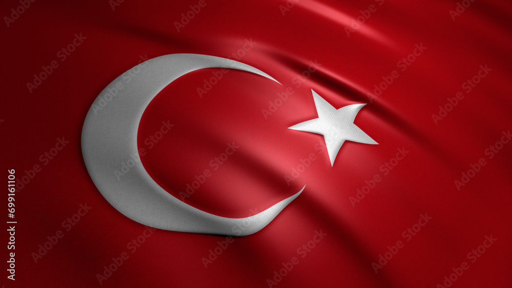 Obraz premium Turkish Flag