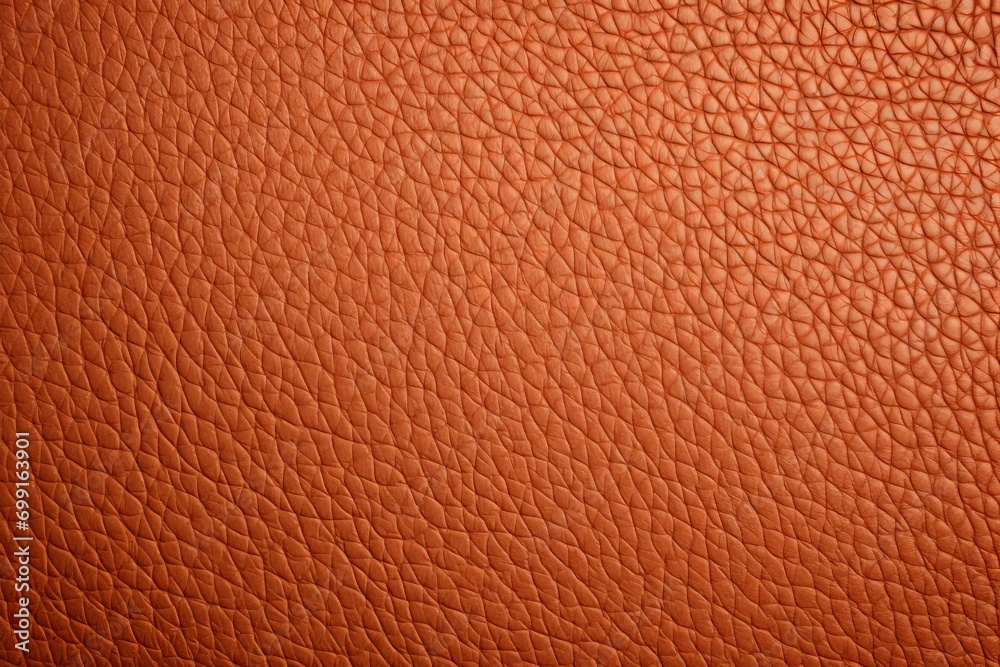 A close-up of an orange or peach fuzz leather surface. Monochrome texture background A close-up of an orange or peach fuzz leather surface. Monochrome texture background