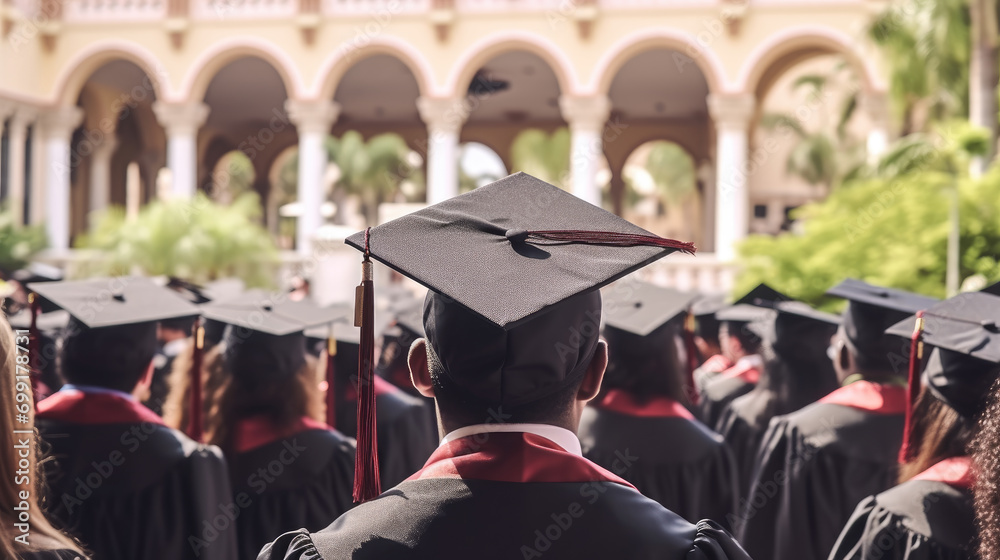 Obraz premium University graduation celebration