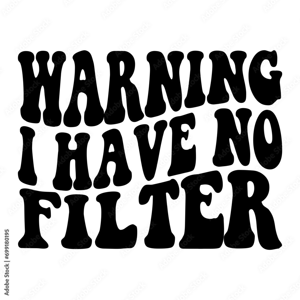 Warning I Have No Filter Svg
