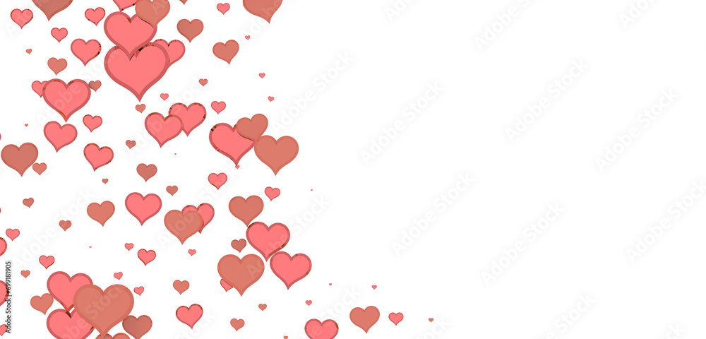 realistic isolated heart confetti on the transparent background for decoration and covering. Concept of Happy Valentine's Day, realistic isolated heart confetti on the transparent background for decoration and covering. Concept of Happy Valentine's Day,
