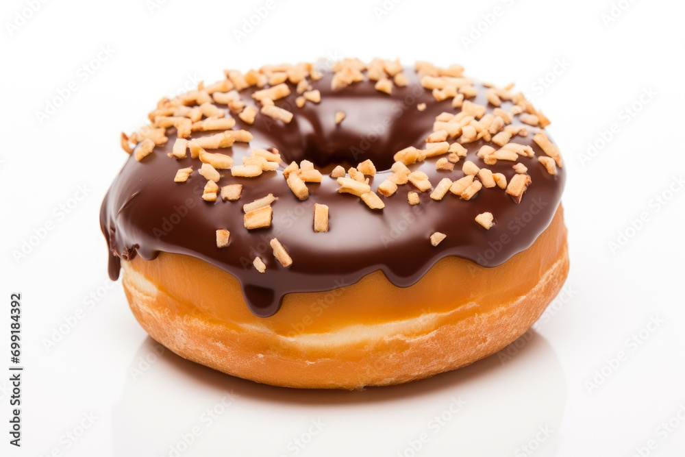 Tasty Glazed Donut, Isolated Tasty Glazed Donut, Isolated