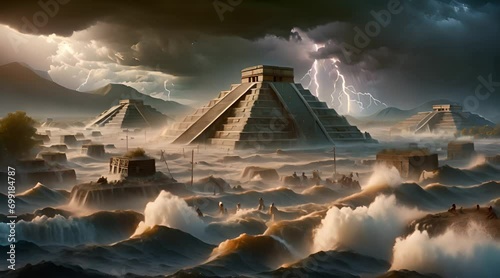 Great Flood in Aztec and Mayan Cultures photo
