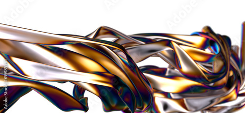 Captivating Chromatic Universe: Dive into a 3D Multicolor Extravaganza