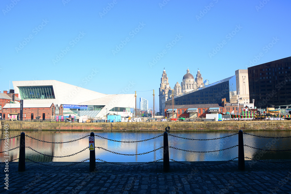 View of Liverpool, England