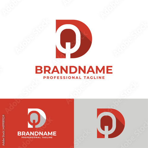 Letter DQ Letter Logo, suitable for business DQ and QD intials photo