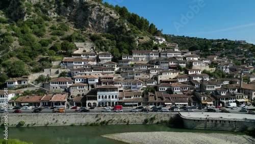 Drone Footage of Berat Albania 