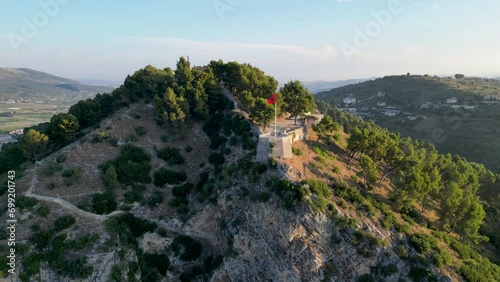 Drone Video of Berat Castle in Albania
